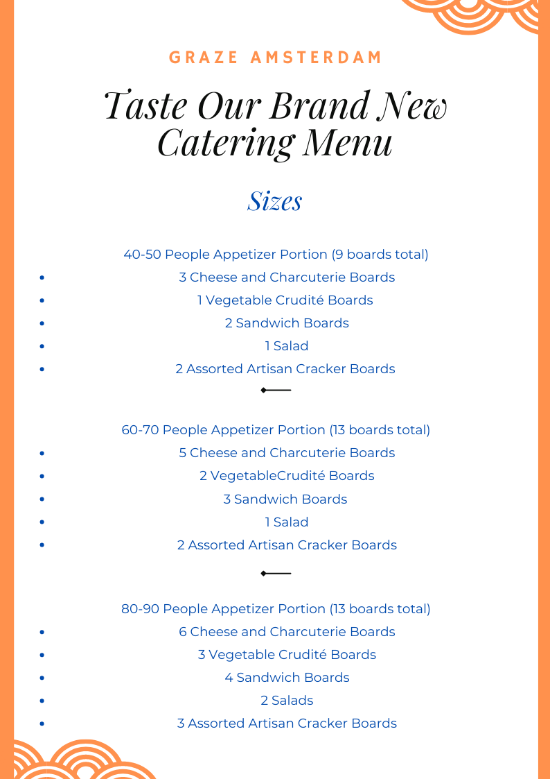 Catering Menu