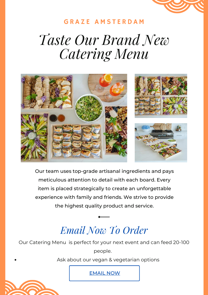 graze catering and goods | catering Images High... Catering Menu – Graze Amsterdam