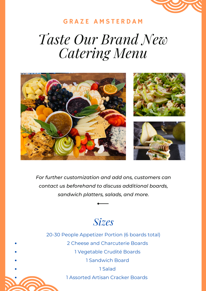 catering options | ohgraze Images High Quality Grahic Catering Menu – Graze Amsterdam